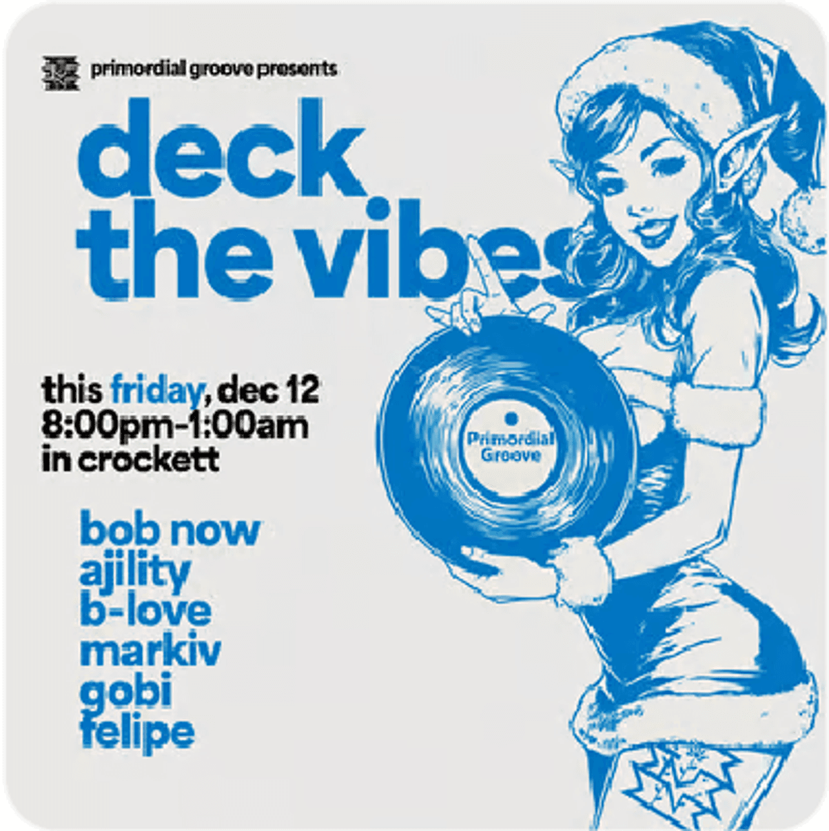 deck the vibes flyer