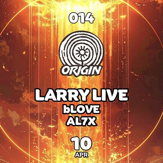 Primordial Groove : Origin 014 - AL7X, bLOVE, and Larry Live - April 10, 2026